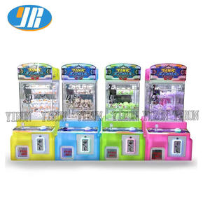 Mini grue à jetons jeu Machine char combattant en peluche grue à griffes pour enfants en plastique Durable - Product Image 1