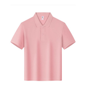 <b>Polo</b> Shirt Short Sleeve Solid Color Cotton Black Daily Wear Family Matching Outfits - Product Image 2