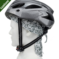 Durags en tissu maillé pour tresses, avec impression de logo personnalisé, pour hommes, femmes et enfants, pour le sport, le travail et la mode urbaine