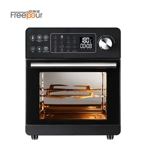 Wholesale Large Capacity Household Touch Screen Big Size 16L 1600W Air Fryer Oven digital turbo oven