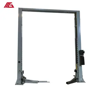 Manufacturer 4 ton 2 post hydraulic car lifts Double Cylinder Lift bridge for cars with CE