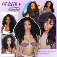 Extensions de cheveux humains bouclés birmans, cuticules alignées, double trame, boucles profondes et rebondissantes, vente en gros