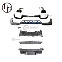Année 2019, diffuseur de voiture de style X3 G01TO X3M et embouts d'échappement pour diffuseur arrière G01 X3M avec embouts d'échappement
