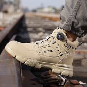 Zapatos de Seguridad <span class=keywords><strong>Mercado</strong></span> <span class=keywords><strong>Libre</strong></span> para Hombre, de Verano, Impermeables, Resistentes a Pinchazos, a Impactos, Ligeros, con Puntera de Acero - Product Image 4
