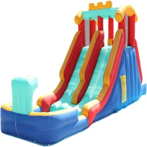 Scivolo gonfiabile commerciale del PVC 100% con lo stagno della palla per il vostro castello gonfiabile - Product Image 1