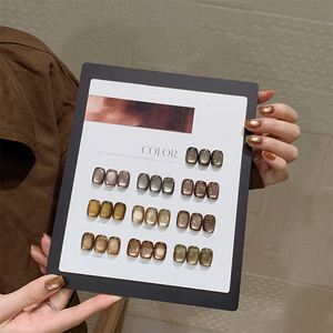 AILANUO Esmalte de Uñas de Alta Resistencia en 10 Colores, Base Marrón Té de Caramelo, Etiquetado Personalizado al por Mayor, Botella Privada Personalizada - Product Image 2