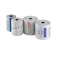 Papier thermique LXF Thermal 001 Mini 57x30mm sans BPA avec mandrin plastique, simple couche 55gsm pour caisses enregistreuses et appareils photo