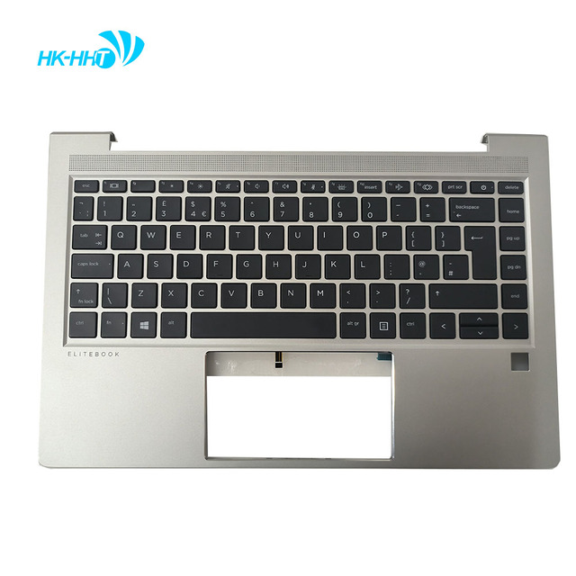 HK-HHT Keyboard Cover for HP Elitebook 640 G8 640 G9 645 G8 645 G9 Palmrest Uk Keyboard With Backlit Upper Case