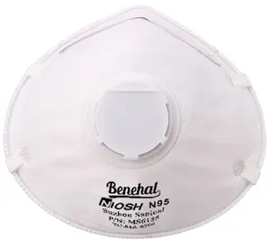 Benehal N95 मुखौटा के साथ वाल्व धूल मुखौटा NIOSH अनुमोदित उच्च गुणवत्ता मुखौटा