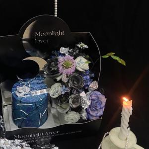 Adorno de acrílico para pastel Moonlight Lover, decoración para el Día de San Valentín, para bodas y fiestas - Product Image 1