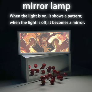 Di alta qualità pezzi lampada illuminazione notturna 16RGB decorazione della stanza remota regalo Nika Luffy artigianato resina luce notturna luce dello specchio