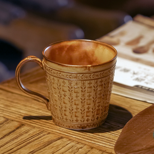 High Quality Custom Luxury Embossed Eco-Friendly Modern Ceramic Porcelain Cup Saucer <b>Set</b> Premium Quality <b>Microwave</b> Safe Oven - Product Image 4