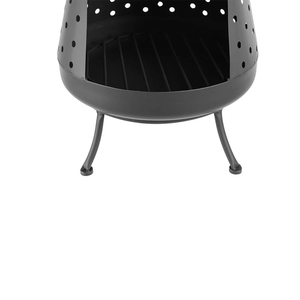 Portable Outdoor Iron Fire Pit Sturdy Construction Perforated Modern Freestanding European American Patio <strong>Garden</strong> Leisure <strong>Chimney</strong> - Product Image 6