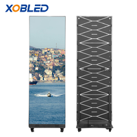 XOB Indoor GOB P1.8 P2.5 P1.53 P2 светодиодный плакат баннер Wifi USB управление стоячий Тотем Led Publicidad LED