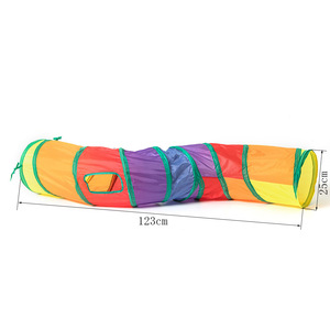 Pronto per la spedizione giocattoli di vendita calda <span class=keywords><strong>tunnel</strong></span> di gattino a 4 vie <span class=keywords><strong>tunnel</strong></span> per gatti al coperto pieghevole - Product Image 4