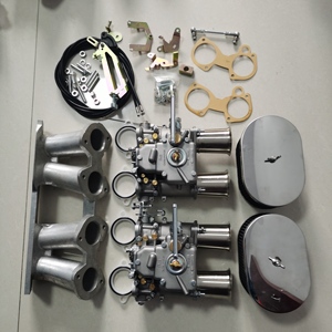 ชุดแปลงคาร์บูเรเตอร์คู่ 40/45/48DCOE สำหรับท่อร่วมไอดี <span class=keywords><strong>SAAB</strong></span> 99/<span class=keywords><strong>900</strong></span> และชุดเชื่อมต่อ M7-5 - Product Image 4