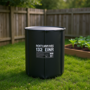 Baril à eau de pluie pliable de 132 gallons, collecteur d'eau en plastique, fournitures de jardin - Product Image 2