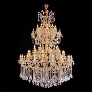 Lampadario di Lusso in Cristallo K9, Lampada a Sospensione Decorativa per Matrimoni, Hotel, Banchetti, Villa, Soggiorno - Product Image 1