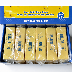 Giocattoli Squishy a Forma di Burro, Antistress, Morbidi e a Lenta Risalita, per Bambini e <span class=keywords><strong>Adulti</strong></span> - Product Image 4