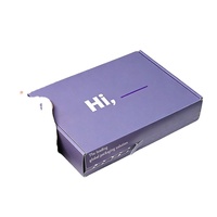 Boîte d'expédition personnalisable de haute qualité pour avions, en carton ondulé kraft avec bande de déchirement, couleur personnalisable, pour cadeaux