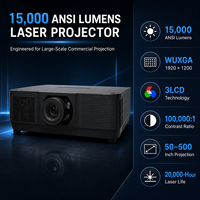 Proyector Láser 3LCD WUXGA de 15000 Lúmenes ANSI con Lentes Opcionales para Auditorios y Grandes Espacios