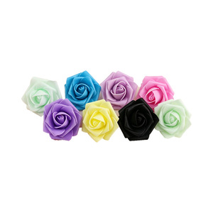 Tête de rose artificielle Houn de 4,5 cm, branche unique, pour décoration de maison, mariage, accessoires de photographie, décoration de magasin - Product Image 2