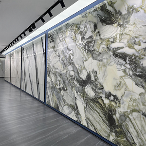 Lastra di roccia <span class=keywords><strong>del</strong></span> Guangdong 1600x3200x12mm per parete di fondo villa, TV, moderna, semplice, lussuosa, con motivo continuo, grande - Product Image 3