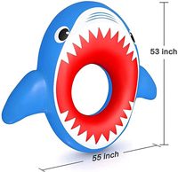Anneau de natation gonflable requin piscine flotteur Tube plage flotteur jouets pour enfants et adultes piscine fête décor été piscine anneau de bain Tube