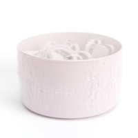 Épingles à linge en plastique, pinces à vêtements multifonctionnelles portables, coupe-vent, puissance de roulement 24 Clips dans le panier, vente en gros