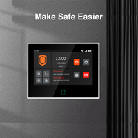 Système d'alarme de sécurité sans fil intelligent pour maison connectée (WIFI, 4G, GSM) avec capteurs CO/Gaz/Fumée/GPL/Humidité/Température et alarme 120 dB – Garantie 3 ans