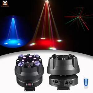 XTV002 RGBW LED arı göz lazer Strobe yıkama işın etkisi parti düğün hareketli sahne aydınlatma