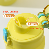 Leejo 750ML Plastique Tritan PETG Cool Sans BPA DUO Drinking Lock Bouteille d'eau à échelle portable pour le camping