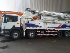 Caminhão Bomba de Concreto Zoomlion Putzmeister <span class=keywords><strong>Schwing</strong></span> 56X-6RZ com Alcance Vertical de 56m, Histórico Completo de Serviço e Manutenção - Product Image 4