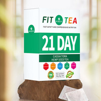 Té Herbal Certificado ISO para 21 Días de Dieta, con Semillas de Cassia y Cáñamo, Bolsitas Naturales Detox Adelgazantes para Adultos, Cuidado de la Salud, Bajo MOQ y OEM