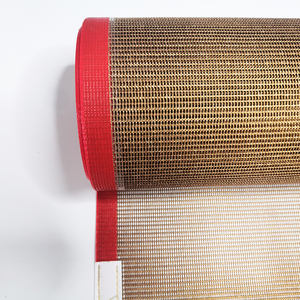 Sabuk Konveyor Jaring Ptfe Serat Kaca Dilapisi Kain <span class=keywords><strong>Kevlar</strong></span> 4X4 10X10 Suhu Tinggi - Product Image 4