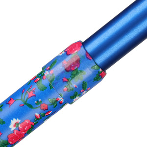 Aluminum Alloy Cane Blue Height Adjustable Telescopic Senior Walking <b>Stick</b> Comfortable Handle Lightweight Durable - Product Image 2