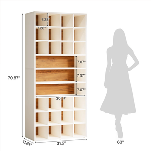 Vitrina de Madera para Exhibición, Organizador con Estantes para Figuras <span class=keywords><strong>Funko</strong></span> Mini <span class=keywords><strong>Pop</strong></span> y Juguetes de Acción, Mueble para Sala de Estar - Product Image 5