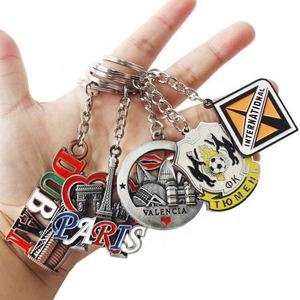 Custom Metal Keychain with 2D/3D Enamel Logo for Promotional Gifts-Customizable Sizes - Product Image 2