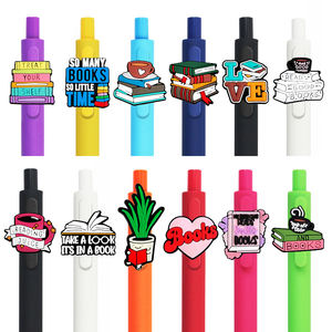 Bolígrafos de Gel de Punta Fina de 0.5mm con Diseño de la Princesa Lisa, Alta Calidad, Precisión, Plástico PVC para Niñas con Dijes Decorativos - Product Image 5