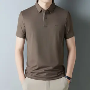 男式马球衫网眼UA科技性能高尔夫马球t恤宽松t恤