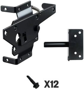 Tự đóng cửa cổng Latch bài núi tự động cổng khóa trọng lực đòn bẩy mùa xuân hàng rào khóa phần cứng cho Vinyl cổng hàng rào bằng gỗ - Product Image 6