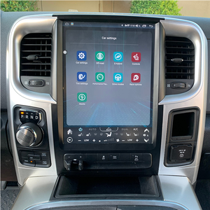Unidad principal de coche, sistema de actualización de Radio, navegación Android para Dodge Ram 1500 2500 2013 - 2018 estilo Tesla, pantalla táctil <span class=keywords><strong>Carpay</strong></span> - Product Image 1
