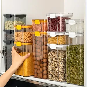 Buy Wholesale China Plastic Airtight Rice Storage Bin Cereal Containers  Dispenser With Measuring Cup And Pour Spout & Airtight Food Storage  Container at USD 2.4