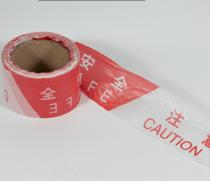 Disposable Environment Friendly <b>White</b> Red Danger Non-Adhesive Safety <b>Tape</b> - Product Image 4