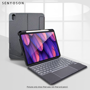 SYX <span class=keywords><strong>เคส</strong></span>คีย์บอร์ดไร้สายแบบแม่เหล็ก, สำหรับ <span class=keywords><strong>iPad</strong></span> Air 13 2024 12.9นิ้วพร้อมทัชแพด - Product Image 2