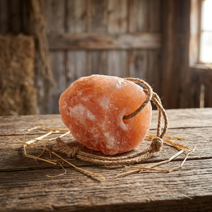 Demaro Salt High Quality Natural Himalayan Pink Salt Lick <b>Blocks</b> Cube <b>Shape</b> Hanging 1m Rope for Horse Dog Feed ISO HACCP - Product Image 1