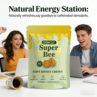 Gomitas de Miel Suaves OEM 400mg, Gomitas Energéticas de Miel de Abeja, Recuperación Muscular y Apoyo Energético, Gomitas Naturales de Propóleo