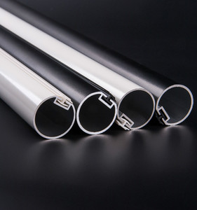 IKSUN China Manufacture <strong>Blind</strong> Curtain Pole Window Curtain Pipe Extrusion Aluminum Profile for <strong>Blind</strong> - Product Image 4