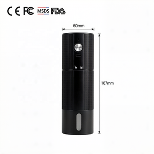 Molinillo de Café <span class=keywords><strong>Recargable</strong></span> por USB, Nuevo Molinillo de Granos de Café Portátil con Cuerpo de Aluminio y Muelas de Acero Inoxidable, Calidad Premium - Product Image 2