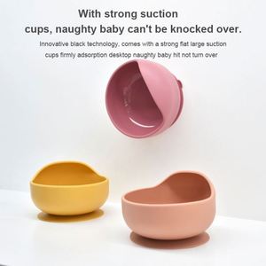 Tazón de Silicona para Bebés, Diseño de Animales de Dibujos Animados, con Fuerte Succión, para Utensilios Infantiles, Directo de Fábrica ODM OEM - Product Image 5